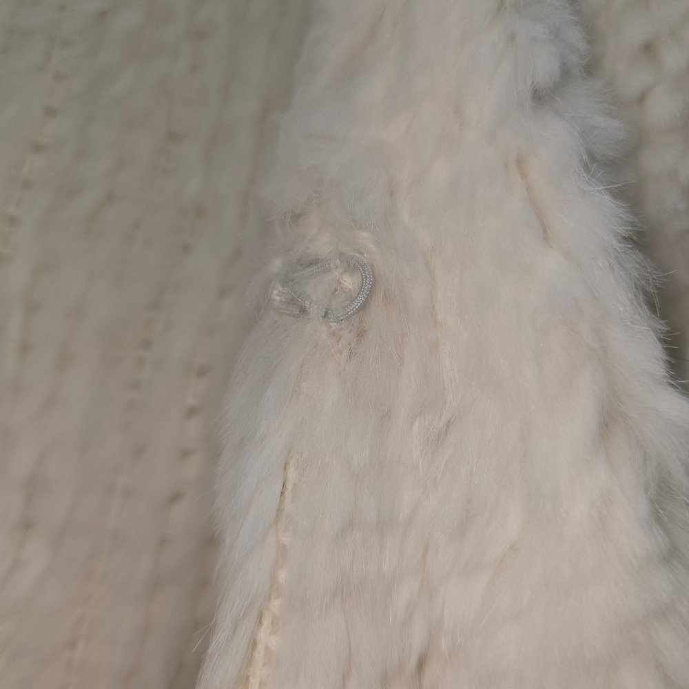 Vintage Cache Genuine Rabbit Fur Jacket New With Tags - Picture 7 of 10